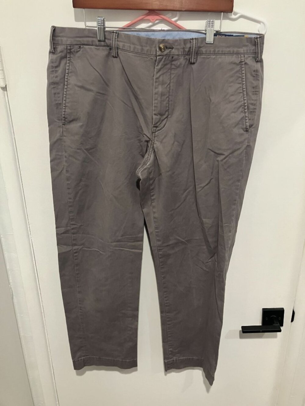 Polo Ralph Lauren Men's The Polo Chino Stretch Straight Fit, Gray, Size 38x30